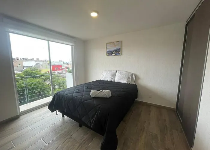 Departamento A 5 Min. Del Aeropuerto Cdmx. Apartamento