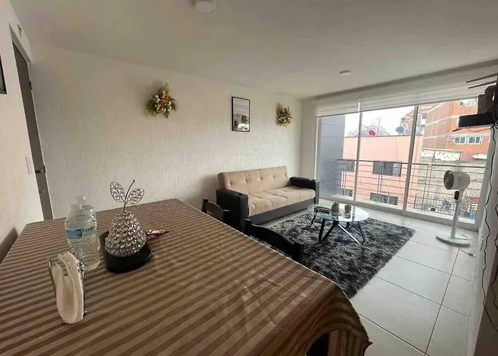 Departamento A 5 Min. Del Aeropuerto Cdmx.